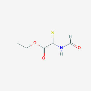molecular formula C5H7NO3S B1433689 甲酰氨基（硫代）乙酸乙酯 CAS No. 1254073-67-0
