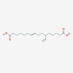 molecular formula C18H30O4 B14336910 11-Ethenylhexadec-7-enedioic acid CAS No. 96745-68-5