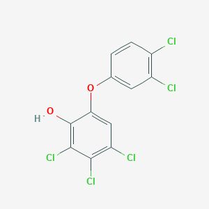 2,3,4-Trichloro-6-(3,4-dichlorophenoxy)phenol