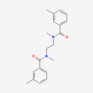 molecular formula C20H24N2O2 B14336997 N,N'-(Ethane-1,2-diyl)bis(N,3-dimethylbenzamide) CAS No. 106664-31-7