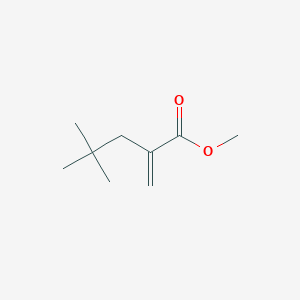 molecular formula C9H16O2 B1433702 4,4-二甲基-2-甲叉戊酸甲酯 CAS No. 1068601-63-7