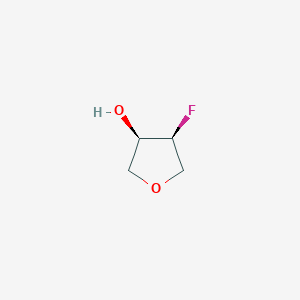 molecular formula C4H7FO2 B1433706 顺式-4-氟代四氢呋喃-3-醇 CAS No. 1904093-85-1