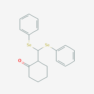 molecular formula C19H20OSe2 B14337079 2-[Bis(phenylselanyl)methyl]cyclohexan-1-one CAS No. 103381-78-8