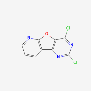 B1433710 2,4-Dichloropyrido[3',2':4,5]furo[3,2-d]pyrimidine CAS No. 1268241-74-2