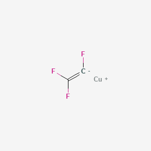 molecular formula C2CuF3 B14337179 copper(1+);1,1,2-trifluoroethene CAS No. 102682-87-1