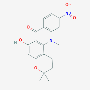 molecular formula C19H16N2O5 B143372 10-Nitronoracronycin CAS No. 133761-42-9