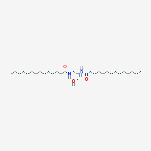 N,N'-(3-Hydroxypropane-1,2-diyl)ditetradecanamide