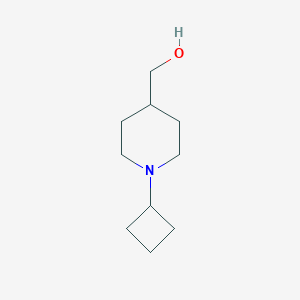 molecular formula C10H19NO B1433721 (1-Cyclobutylpiperidin-4-yl)methanol CAS No. 1425972-60-6