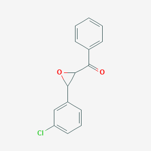 Methanone, [3-(3-chlorophenyl)oxiranyl]phenyl-