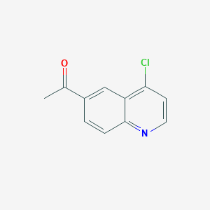 B1433722 1-(4-Chloroquinolin-6-yl)ethanone CAS No. 859962-03-1