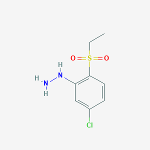 Hydrazine, [5-chloro-2-(ethylsulfonyl)phenyl]-