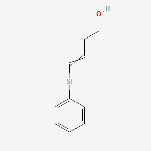 4-[Dimethyl(phenyl)silyl]but-3-en-1-ol