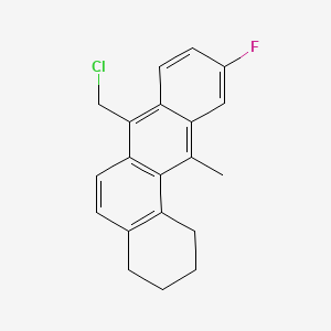 7-(Chloromethyl)-10-fluoro-12-methyl-1,2,3,4-tetrahydrotetraphene