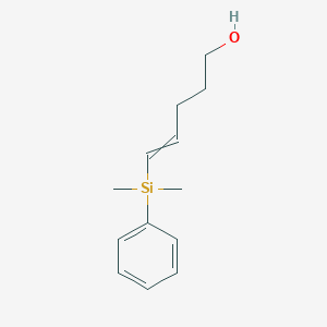 5-[Dimethyl(phenyl)silyl]pent-4-en-1-ol