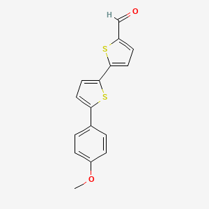 5'-(4-Methoxyphenyl)-[2,2'-bithiophene]-5-carbaldehyde