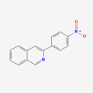 molecular formula C15H10N2O2 B14337304 3-(4-Nitrophenyl)isoquinoline CAS No. 101640-58-8