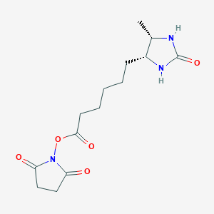 molecular formula C14H21N3O5 B1433731 去硫生物素 N-羟基琥珀酰亚胺酯 CAS No. 80750-24-9