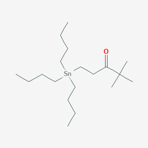 4,4-Dimethyl-1-(tributylstannyl)pentan-3-one