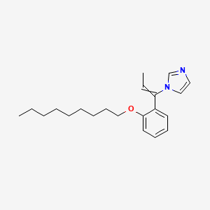 1-{1-[2-(Nonyloxy)phenyl]prop-1-en-1-yl}-1H-imidazole