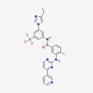 molecular formula C29H24F3N7O B1433735 Unii-7P2NA8K11P CAS No. 2119583-24-1