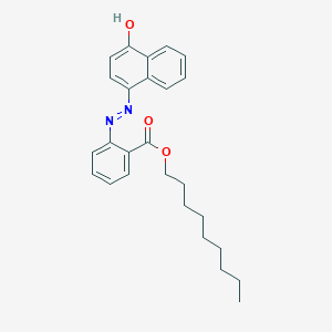 Nonyl 2-[2-(4-oxonaphthalen-1(4H)-ylidene)hydrazinyl]benzoate