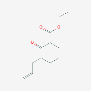 Cyclohexanecarboxylic acid, 2-oxo-3-(2-propenyl)-, ethyl ester