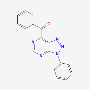 Methanone, phenyl(3-phenyl-3H-1,2,3-triazolo[4,5-d]pyrimidin-7-yl)-