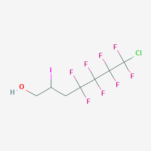 7-Chloro-4,4,5,5,6,6,7,7-octafluoro-2-iodoheptan-1-ol