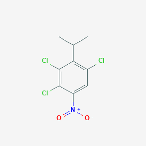 1,3,4-Trichloro-5-nitro-2-(propan-2-yl)benzene