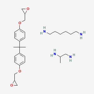 Hexane-1,6-diamine;2-[[4-[2-[4-(oxiran-2-ylmethoxy)phenyl]propan-2-yl]phenoxy]methyl]oxirane;propane-1,2-diamine