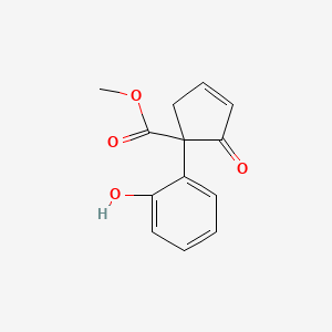 Methyl 1-(2-hydroxyphenyl)-2-oxo-cyclopent-3-ene-1-carboxylate