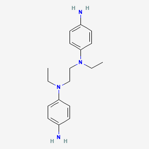 N~1~,N~1'~-(Ethane-1,2-diyl)bis(N~1~-ethylbenzene-1,4-diamine)