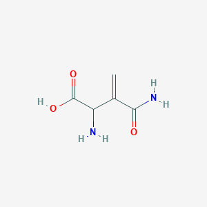 3-Butenoic acid, 2-amino-3-(aminocarbonyl)-