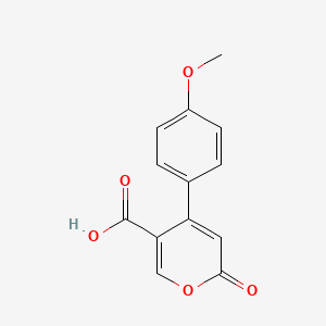 4-(4-Methoxyphenyl)-2-oxo-2H-pyran-5-carboxylic acid