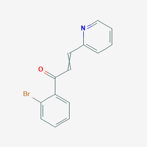 1-(2-Bromophenyl)-3-(pyridin-2-yl)prop-2-en-1-one