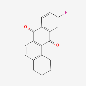 Benz(a)anthracene-7,12-dione, 10-fluoro-1,2,3,4-tetrahydro-