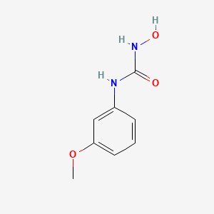 molecular formula C8H10N2O3 B14337858 Urea, N-hydroxy-N'-(3-methoxyphenyl)- CAS No. 110923-14-3