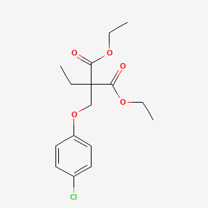 Diethyl [(4-chlorophenoxy)methyl](ethyl)propanedioate