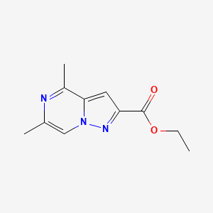 Ethyl 4,6-Dimethylpyrazolo[1,5-a]pyrazine-2-carboxylate