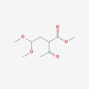 Methyl 2-acetyl-4,4-dimethoxybutanoate