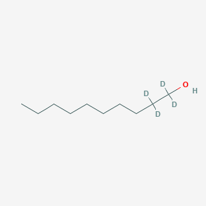molecular formula C10H22O B1433794 n-Decyl-1,1,2,2-d4 Alcohol CAS No. 57367-97-2