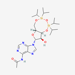 molecular formula C24H41N5O6Si2 B1433800 3',5'-TIPS-N-Ac-腺苷 CAS No. 828247-65-0