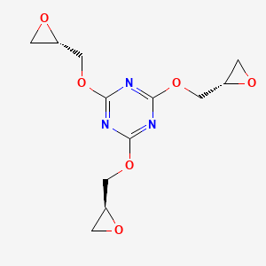 molecular formula C12H15N3O6 B1433834 Isocyanuric Acid (S,S,S)-Triglycidyl Ester CAS No. 240408-81-5
