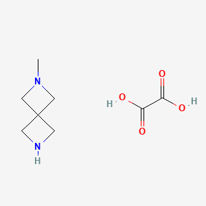molecular formula C8H14N2O4 B1433841 2-Methyl-2,6-diazaspiro[3.3]heptane oxalate CAS No. 1810070-20-2