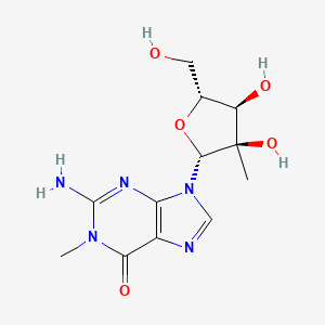 molecular formula C12H17N5O5 B1433844 1,2'-Dimethylguanosine CAS No. 73667-71-7