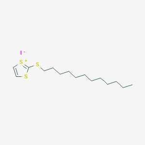 (2H-1,3-Dithiol-2-ylidene)(dodecyl)sulfanium iodide