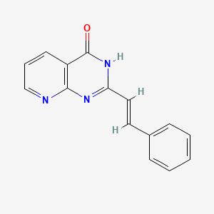 2-Styrylpyrido(2,3-d)pyrimidin-4(3H)-one