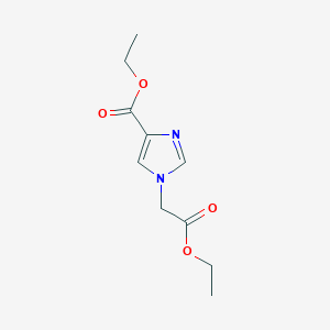 ethyl 1-(2-ethoxy-2-oxoethyl)-1H-imidazole-4-carboxylate