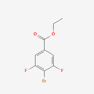molecular formula C9H7BrF2O2 B1433859 Ethyl 4-bromo-3,5-difluorobenzoate CAS No. 1562995-70-3
