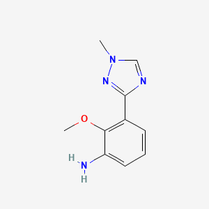 2-methoxy-3-(1-methyl-1H-1,2,4-triazol-3-yl)aniline